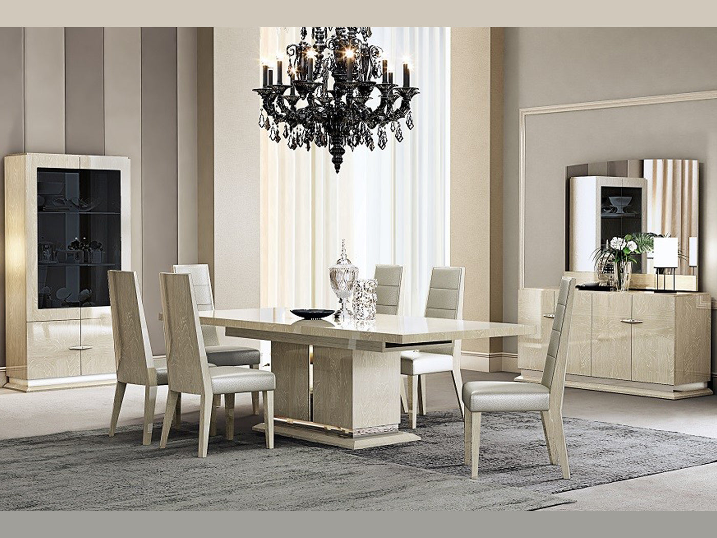 Chiara 6-8 Person Dining Room Set – Istanbul Furniture - Home of Unique  Turkish Furniture, image size:1400x1050