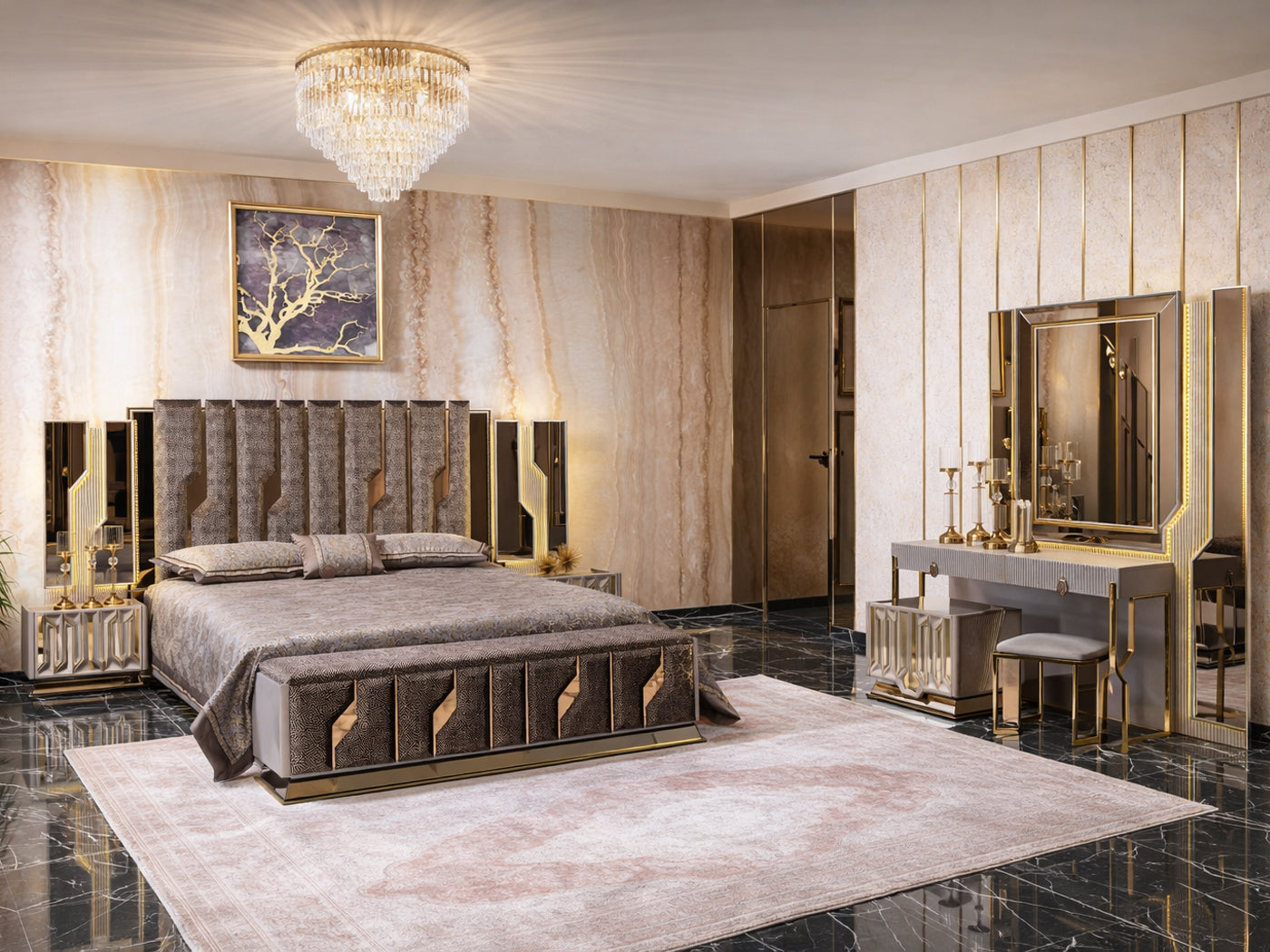 Valencia Bedroom Set – Istanbul Furniture - Home of Unique Turkish ...