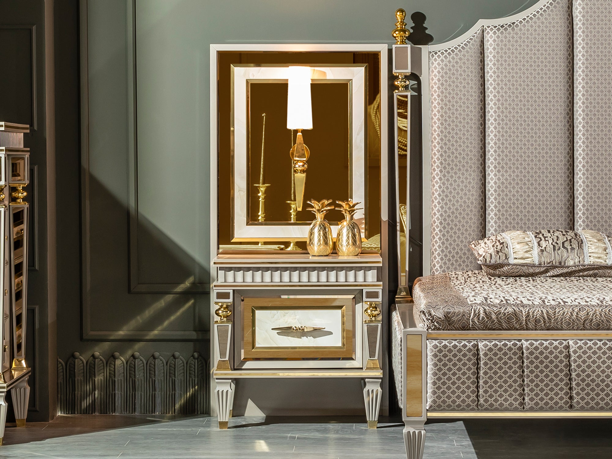 Istanbul Nightstand With Mirror Istanbul Furniture Home of Unique