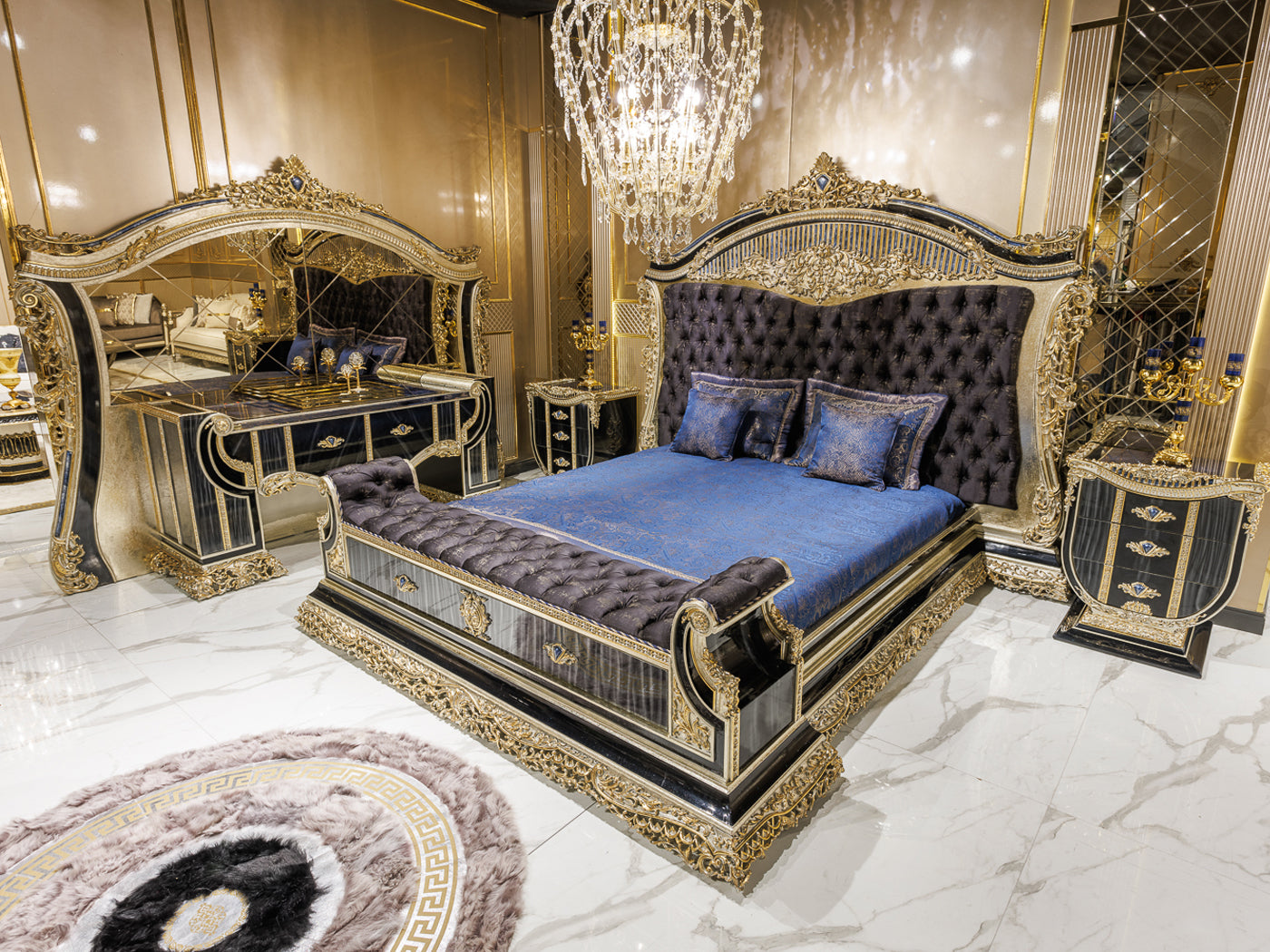 Royal MyL Traditional Bedroom Set – Istanbul Furniture - Home of Unique ...