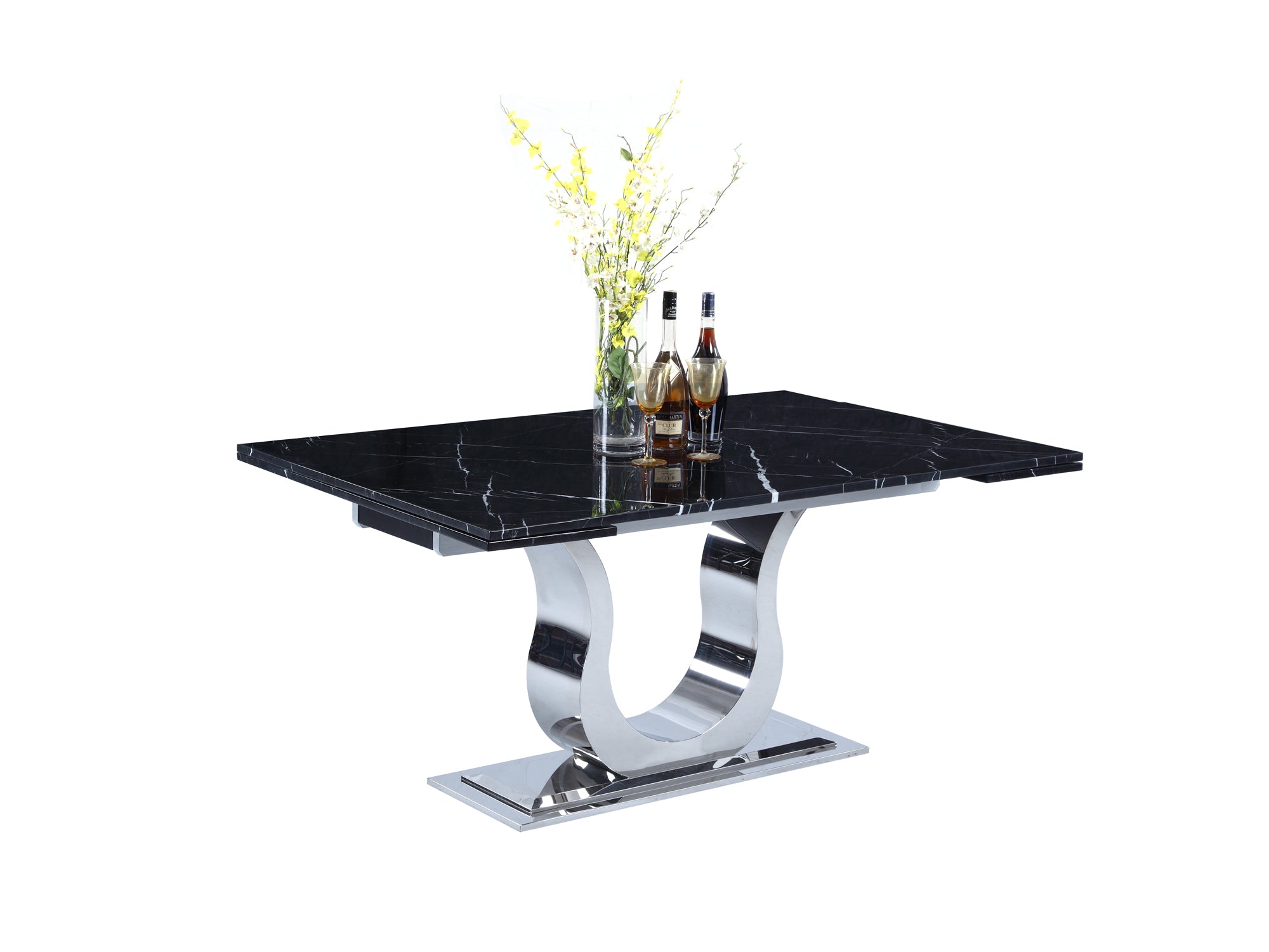 Nadia 87" / 63" Wide Extendable Dining Table – Istanbul Furniture ...