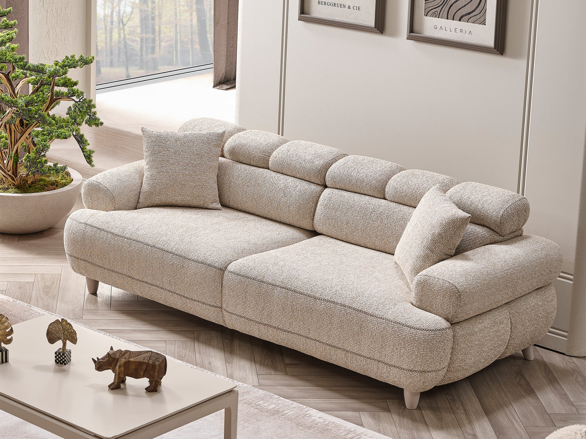 Tetra 86.6" Wide Extendable Sofa – Istanbul Furniture - Home of Unique ...