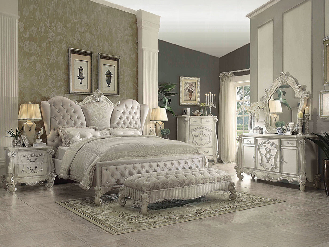 Versailles Crown Bedroom Set – Istanbul Furniture - Home of Unique ...
