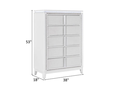 Smart 0318a 38" Wide 5 Drawer Chest With Led