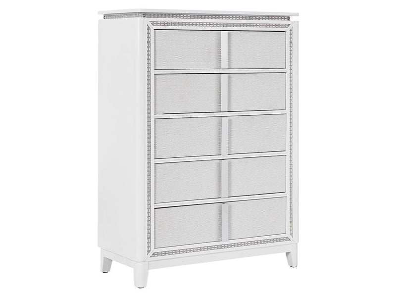Smart 0318a 38" Wide 5 Drawer Chest With Led