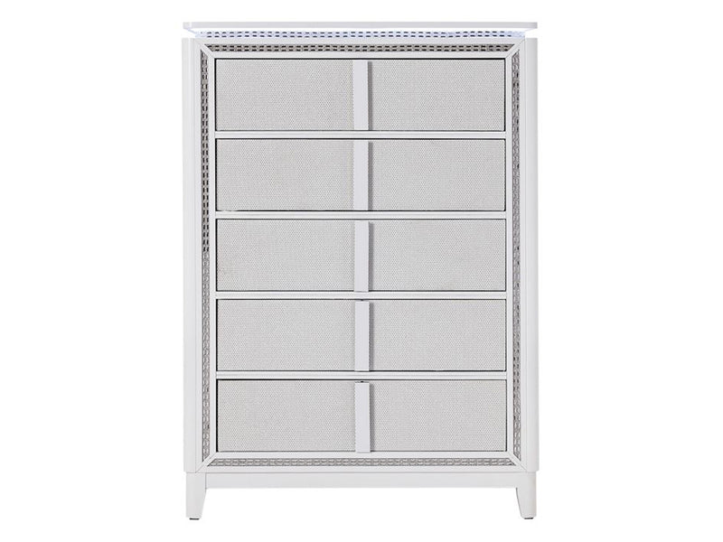 Smart 0318a 38" Wide 5 Drawer Chest With Led