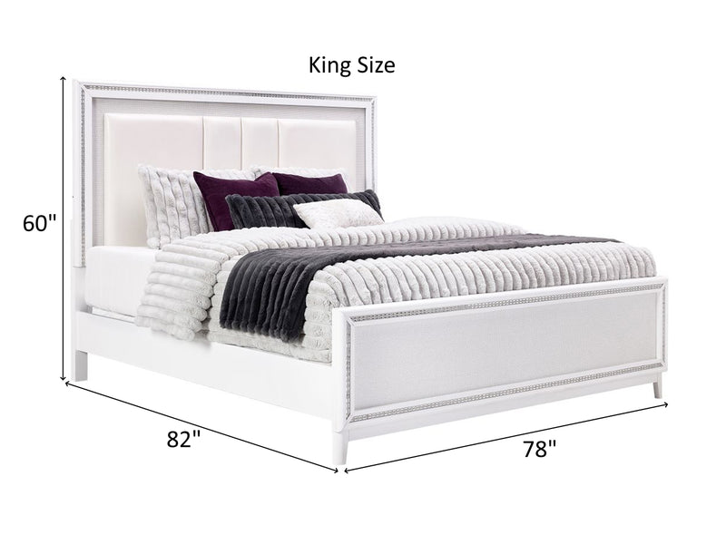 Smart 0318a Platform Bed With Led