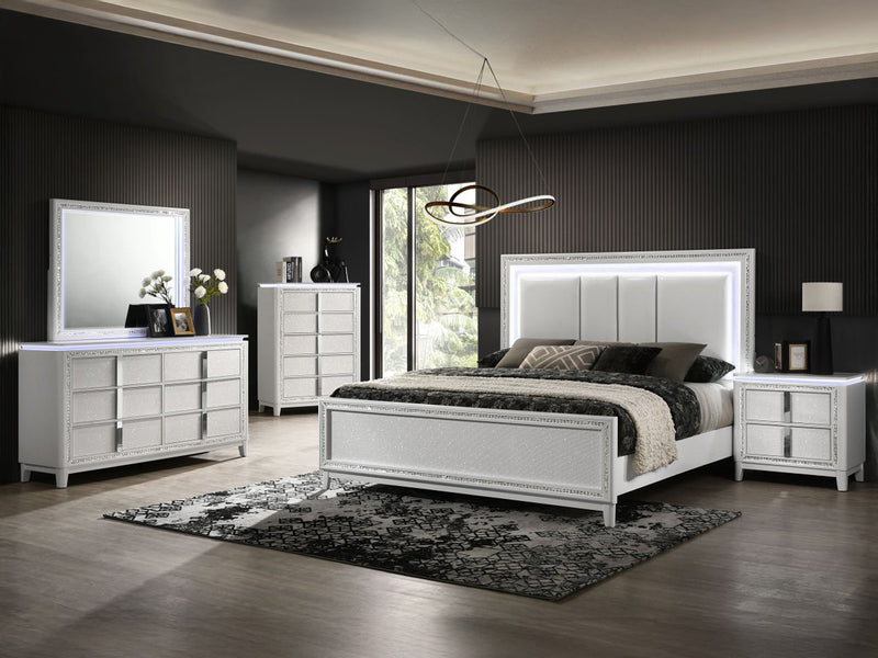 Smart 0318a Platform Bed With Led