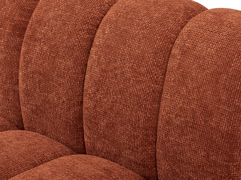 Quinn 133" Wide Chenille Fabric Modular Sofa