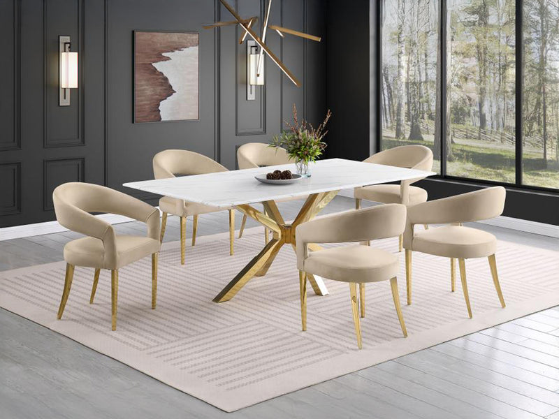Venera DT - Galiano DC 6 Person Dining Room Set