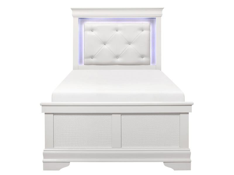 Lana 1556 Kid Platform Bed With LED Lighting