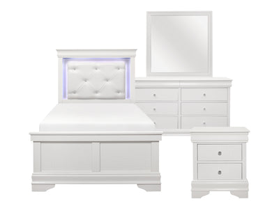 Lana 1556 Kid Platform Bed With LED Lighting