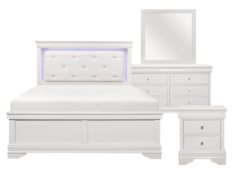 Lana 1556 Platform Bed With LED Lighting