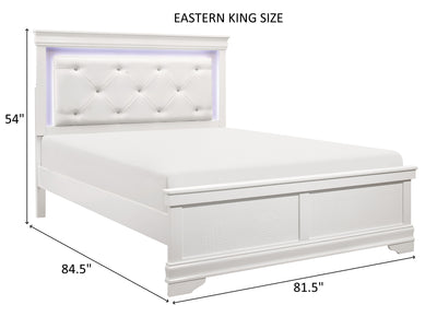 Lana 1556 Platform Bed With LED Lighting