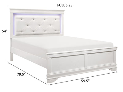 Lana 1556 Kid Platform Bed With LED Lighting
