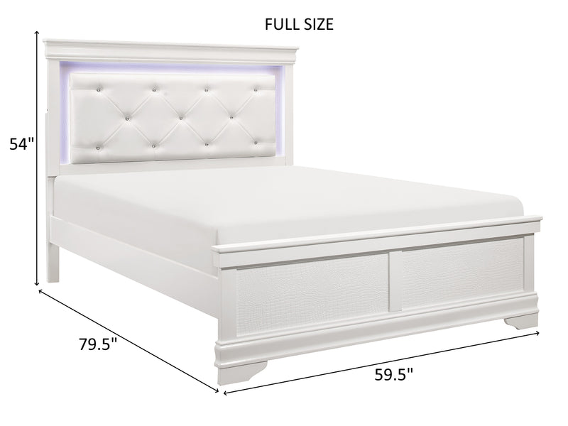Lana 1556 LED Headboard Bedroom Set