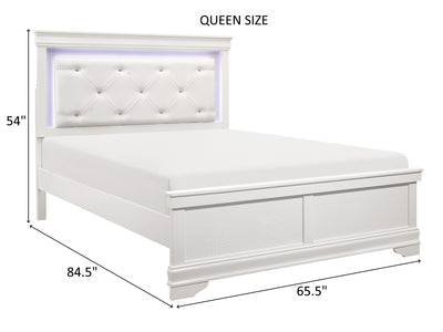 Lana 1556 LED Headboard Bedroom Set