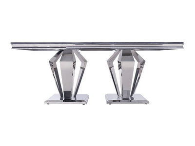 1689DT Marble Top 80" Wide Dining Table