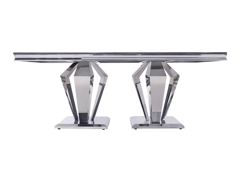 1689DT Marble Top 80" Wide Dining Table