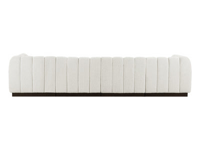 Quinn 133" Wide Chenille Fabric Modular Sofa