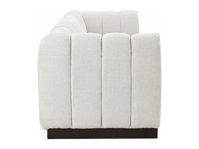 Quinn 133" Wide Chenille Fabric Modular Sofa