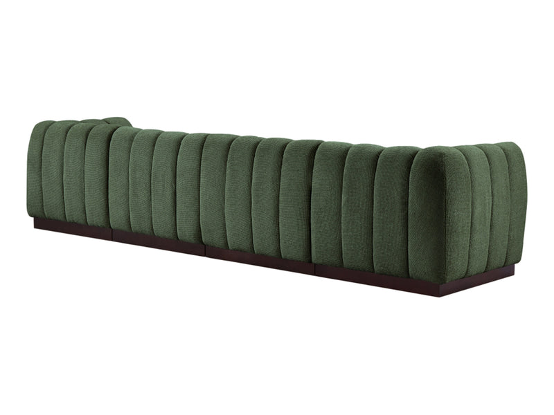 Quinn 133" Wide Chenille Fabric Modular Sofa