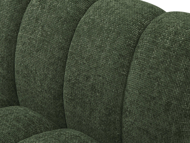 Quinn 133" Wide Chenille Fabric Modular Sofa