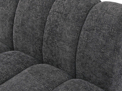 Quinn 133" Wide Chenille Fabric Modular Sofa