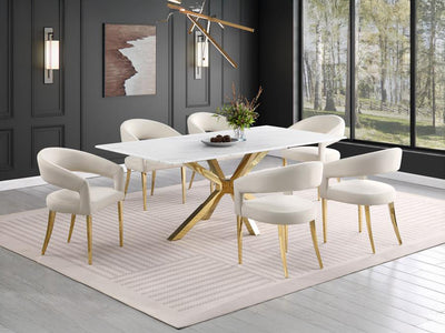 Venera DT - Galiano DC 6 Person Dining Room Set