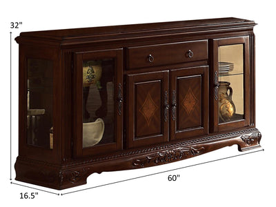 5055 60" Wide 4 Door 1 Drawer Buffet