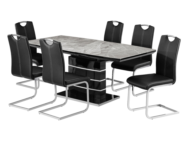5599 Modern 6 Person Dining Room Set