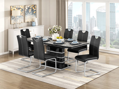 5599 Modern 16.5" Wide Dining Chair (Set of 2)