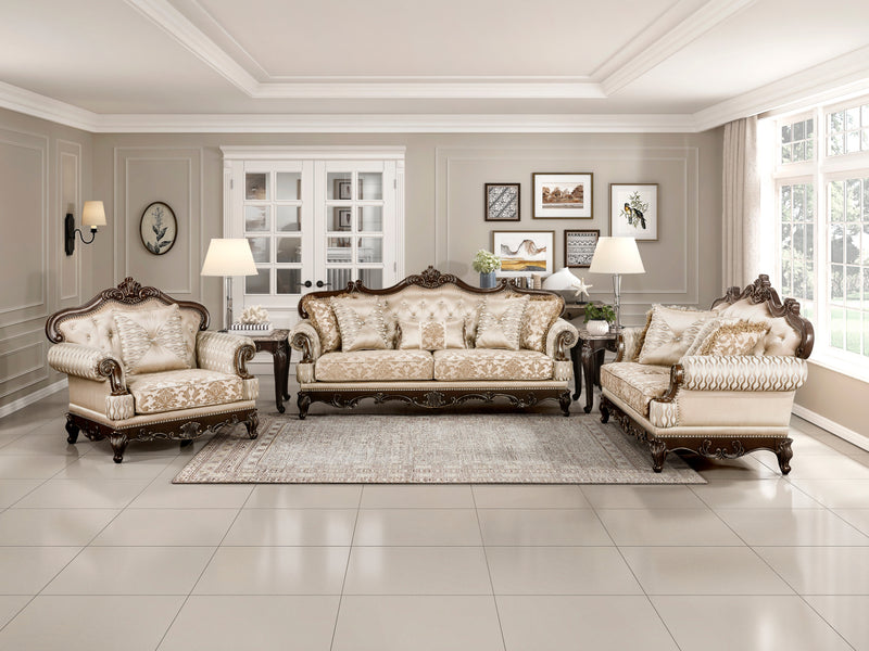 8570 90.5" Wide Traditional Sofa