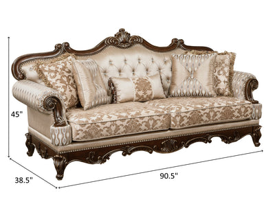 8570 90.5" Wide Traditional Sofa