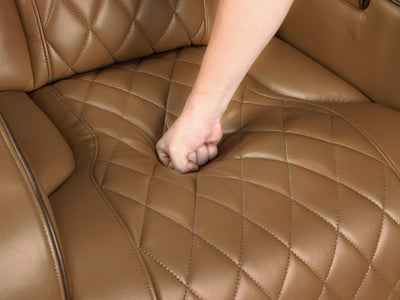 9516 Faux Leather Recliner Living Room Set