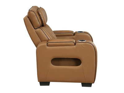 9516 Faux Leather Recliner Living Room Set