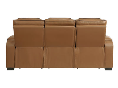 9516 Faux Leather Recliner Living Room Set