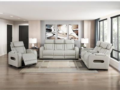 9516 37.5" Wide Faux Leather Recliner Armchair