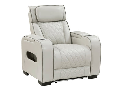 9516 Faux Leather Recliner Living Room Set