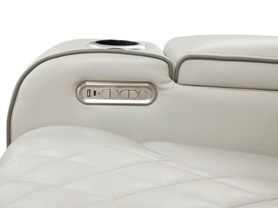 9516 Faux Leather Recliner Living Room Set