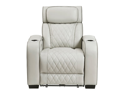 9516 Faux Leather Recliner Living Room Set