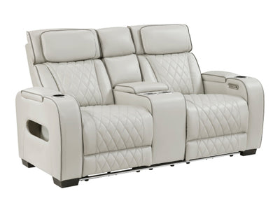 9516 73.5" Wide Faux Leather Recliner Loveseat