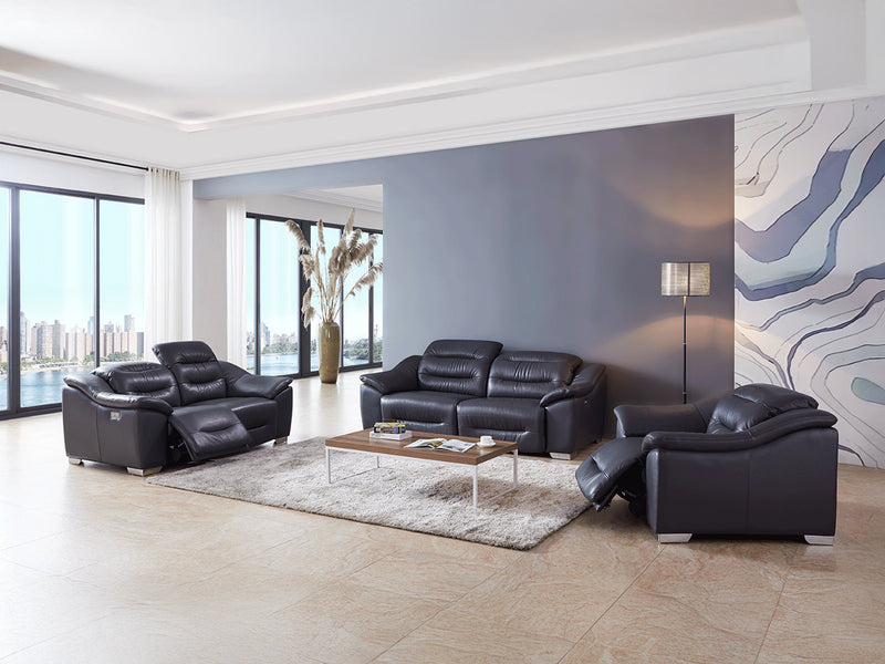 972 Leather Recliner Living Room Set
