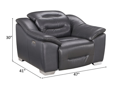 972 Leather Recliner Living Room Set