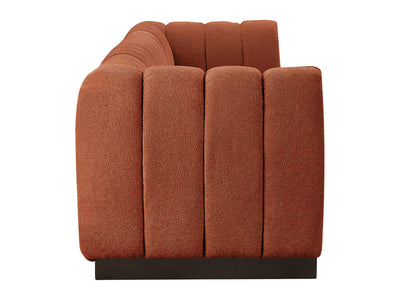 Quinn 133" Wide Chenille Fabric Modular Sofa