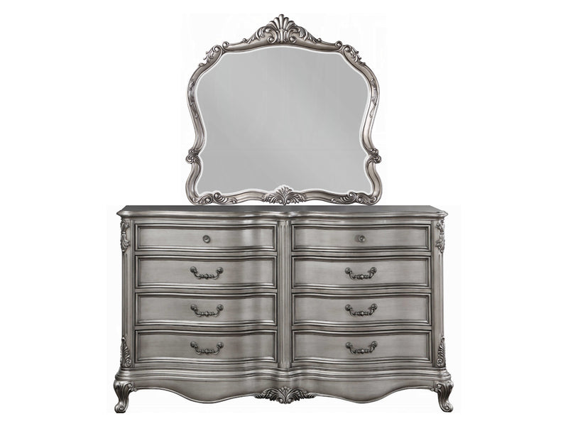 princess polly baby blue dress 47" Glass Top Walk-in Closet Island 8-Drawer Dresser with LightHomary