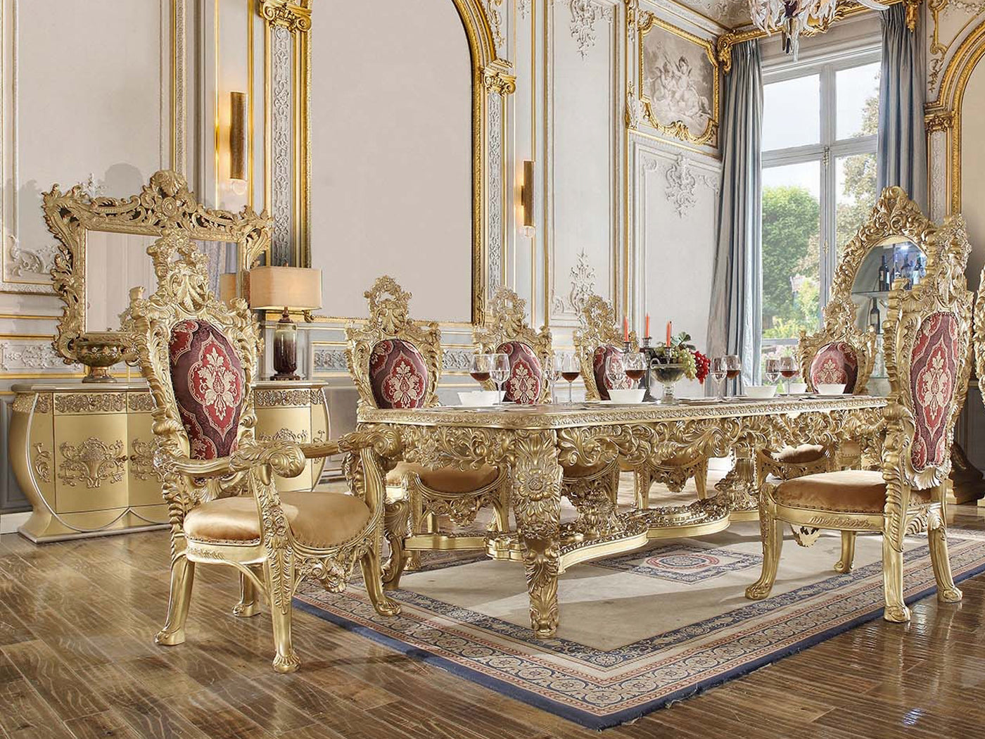 Bernadette 8 Person Dining Room Set – Istanbul Furniture - Home of ...