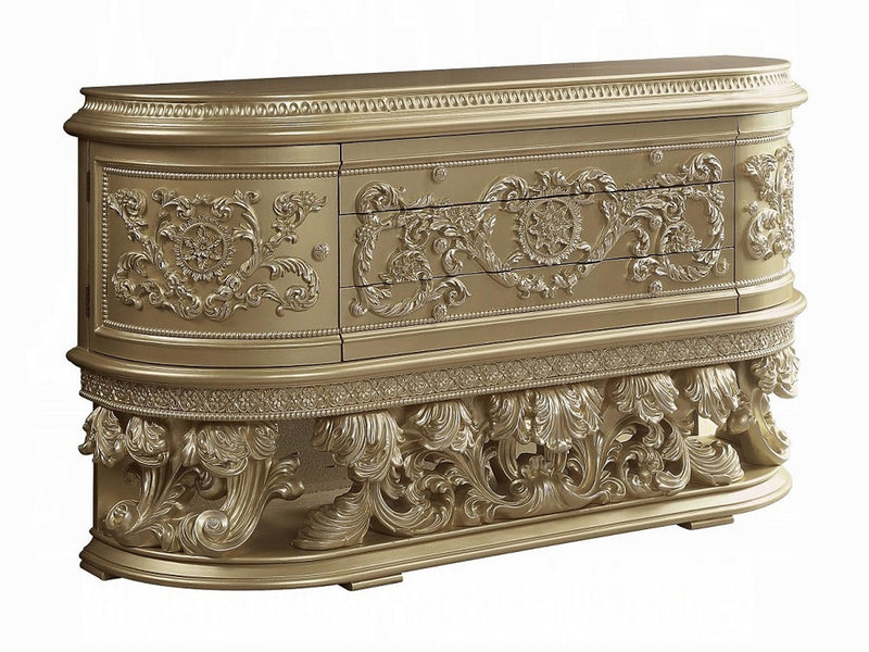 Vatican 73" Wide 3 Drawer 2 Door Buffet With Mirror