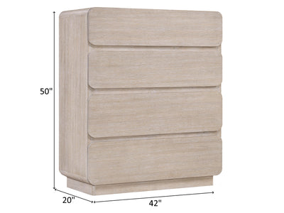 Adagio 42" Wide 4 Drawer Chest