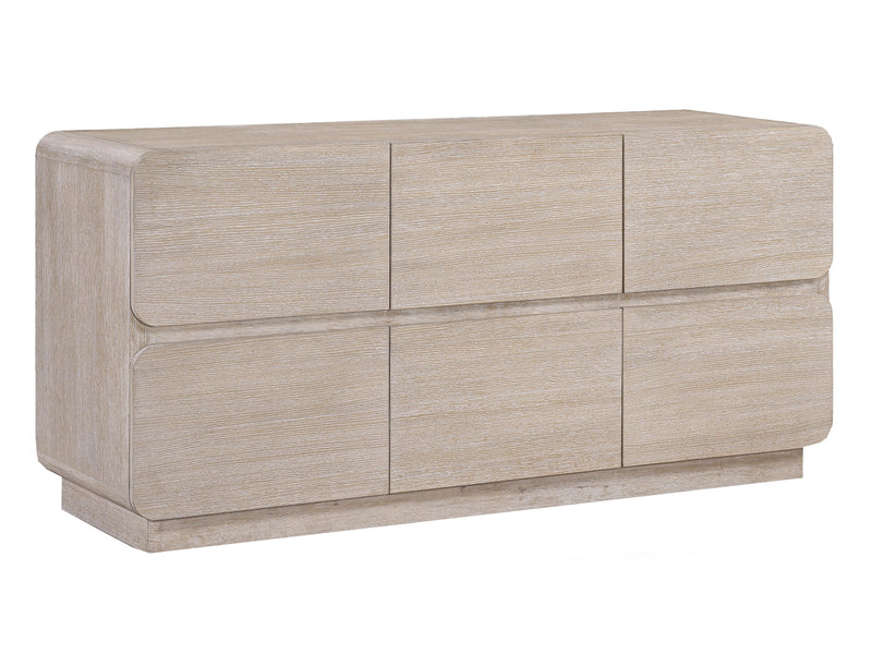 Adagio 68" Wide 2 Drawer Dresser With Mirror